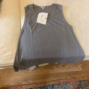 Pj Harlow dark gray sleeveless lounge‎ top size Small
